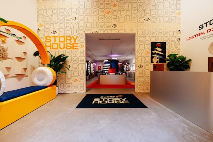 Inside Audible Story House in New York